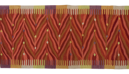 Handwoven Kilim,Turkish Kilim Rug,Oushak Kilim,Handspun Wool Kilim Rug,New Kilim Rug, Natural Color Kilim, 2'8 x 7'6 feet Kilim,3x8 Kilim Rug