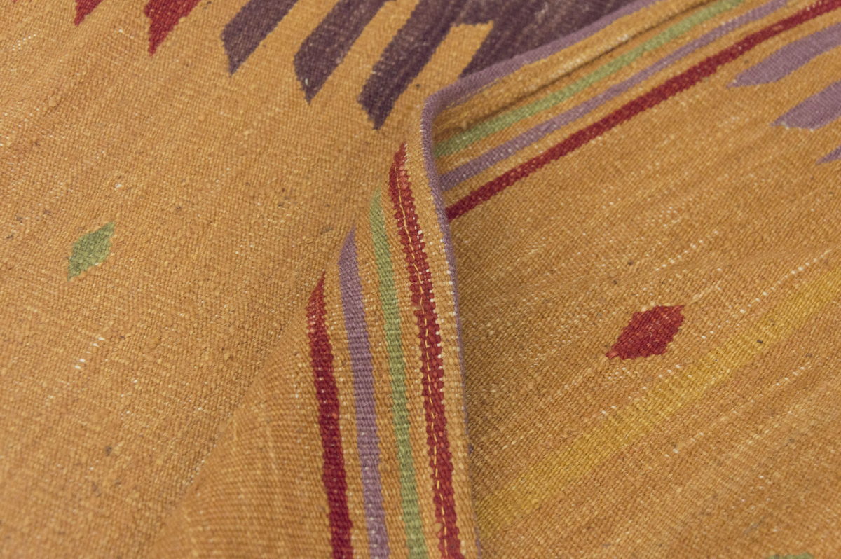 Handwoven Kilim,Turkish Kilim Rug,Oushak Kilim,Handspun Wool Kilim Rug,New Kilim Rug, Natural Color Kilim, 2.7 x 10 feet Kilim,3x10 Kilim Rug