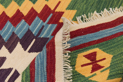 Handwoven Kilim,Turkish Kilim Rug,Oushak Kilim,Handspun Wool Kilim Rug,New Kilim Rug, Natural Color Kilim, 2.7x7.5 feet Kilim,3x8 Kilim Rug