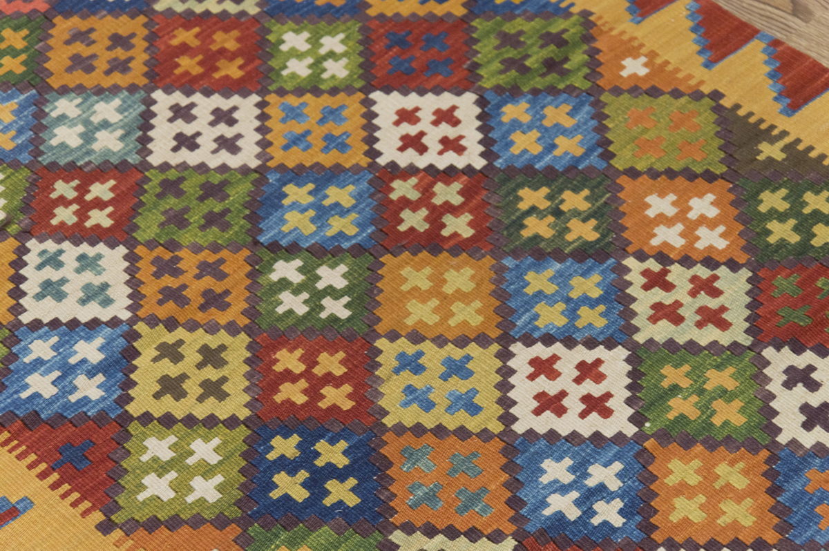 Handwoven Kilim,Turkish Kilim Rug,Oushak Kilim,Handspun Wool Kilim Rug,New Kilim Rug, Natural Color Kilim, 2.7x9 feet Kilim,3x9 Kilim Rug