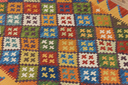 Handwoven Kilim,Turkish Kilim Rug,Oushak Kilim,Handspun Wool Kilim Rug,New Kilim Rug, Natural Color Kilim, 2.7x9 feet Kilim,3x9 Kilim Rug