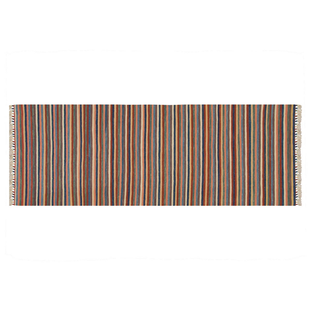 Handwoven Kilim,Turkish Kilim Rug,Oushak Kilim,Handspun Wool Kilim Rug,New Kilim Rug, Natural Color Kilim, 2.8x7.7 feet Kilim,3x8 Kilim Rug