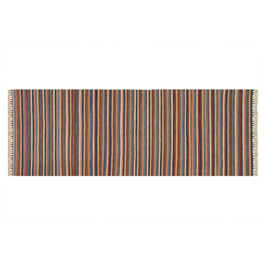 Handwoven Kilim,Turkish Kilim Rug,Oushak Kilim,Handspun Wool Kilim Rug,New Kilim Rug, Natural Color Kilim, 2.8x7.7 feet Kilim,3x8 Kilim Rug