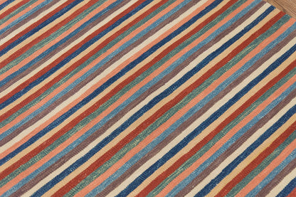Handwoven Kilim,Turkish Kilim Rug,Oushak Kilim,Handspun Wool Kilim Rug,New Kilim Rug, Natural Color Kilim, 2.8x7.7 feet Kilim,3x8 Kilim Rug