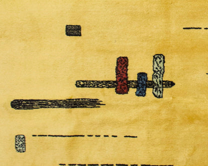 Modern Design Vintage Large Rug, Oushak Area Rug 6'8" x 9'7" feet 202 x 291 cm
