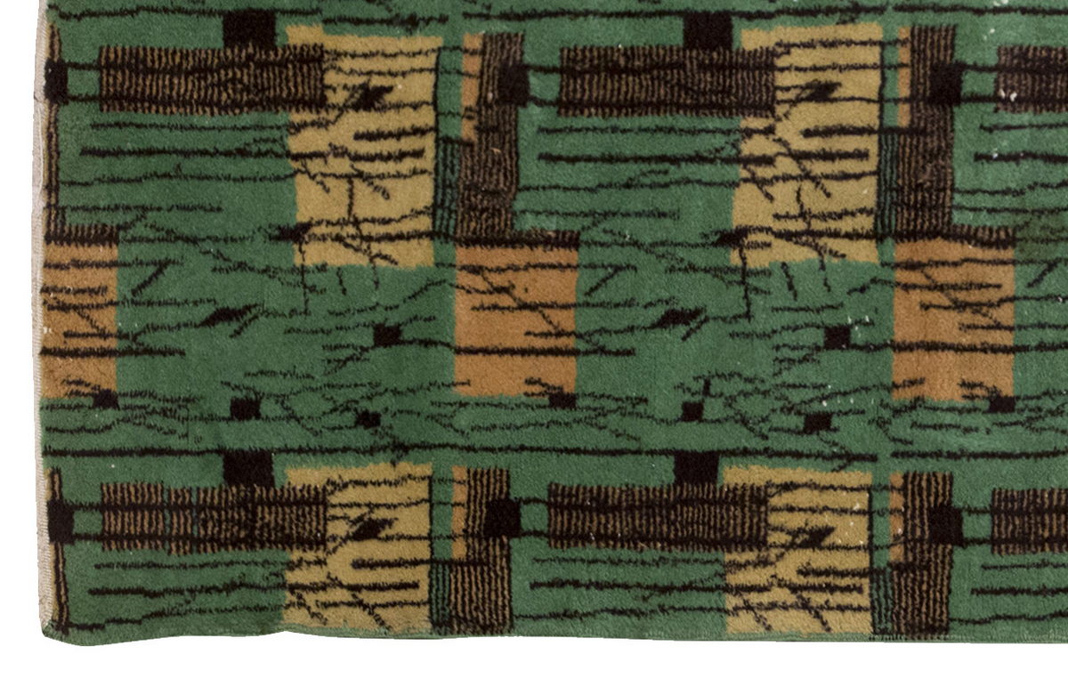 Modern Design Vintage Rug 3'11" x 6'11" feet 120 x 212 cm