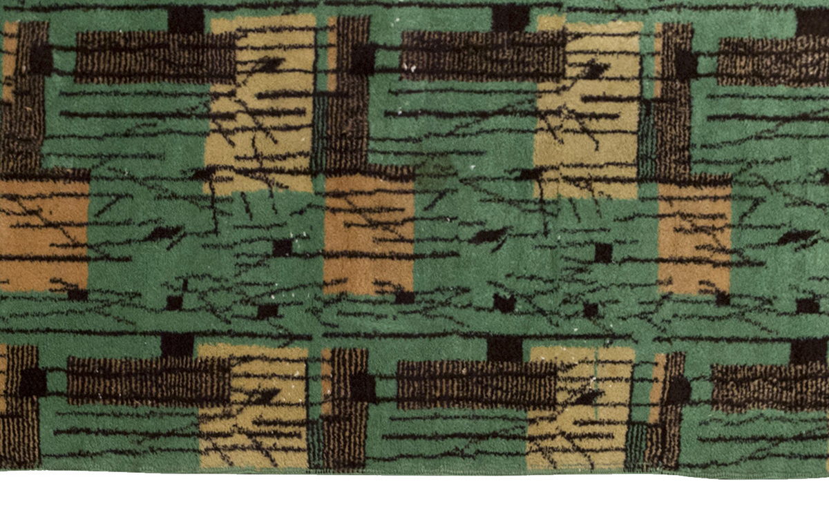 Modern Design Vintage Rug 3'11" x 6'11" feet 120 x 212 cm
