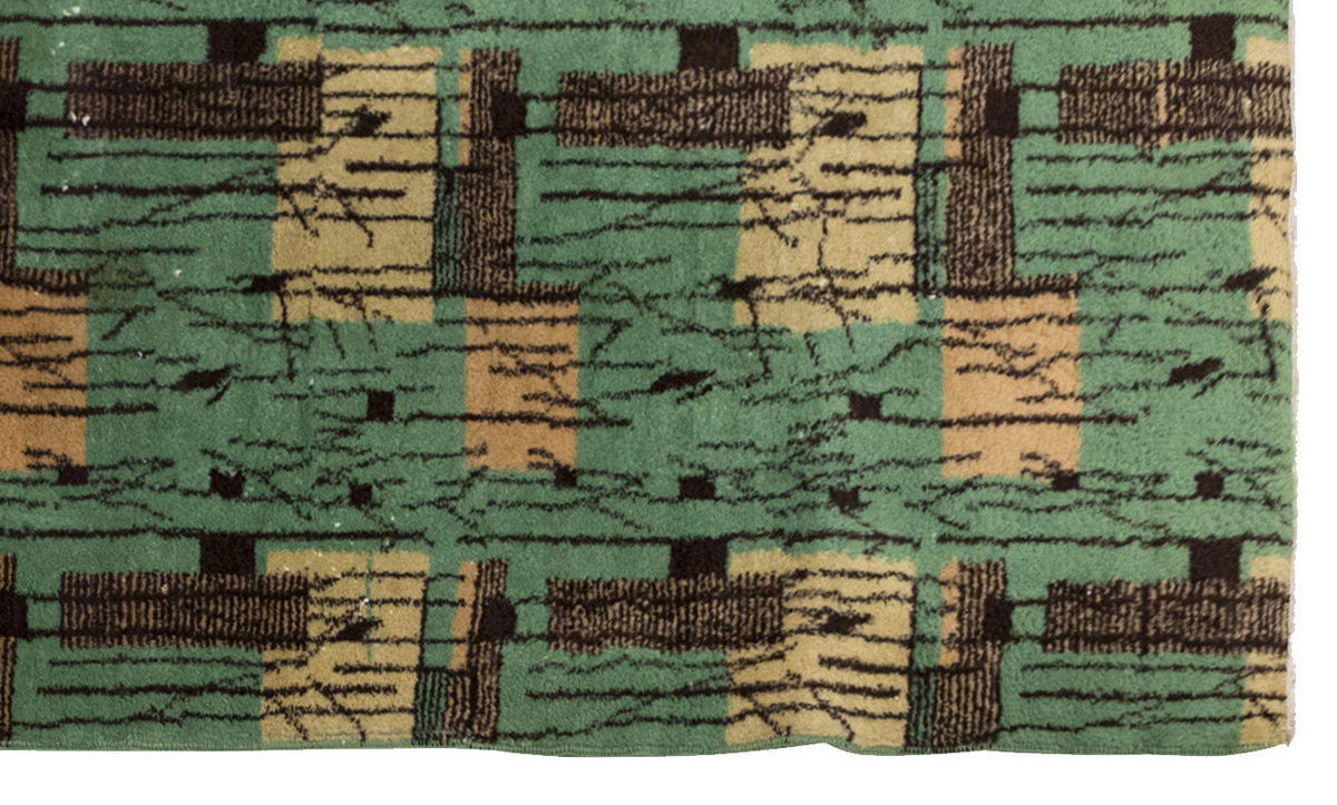 Modern Design Vintage Rug 3'11" x 6'11" feet 120 x 212 cm
