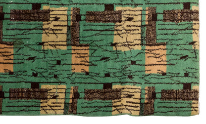 Modern Design Vintage Rug 3'11" x 6'11" feet 120 x 212 cm