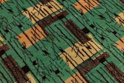 Modern Design Vintage Rug 3'11" x 6'11" feet 120 x 212 cm