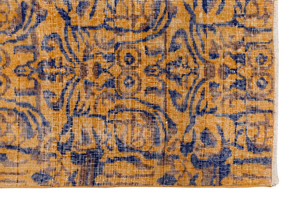 Modern Design Vintage Rug 3'4" x 5'7" feet 102 x 170 cm