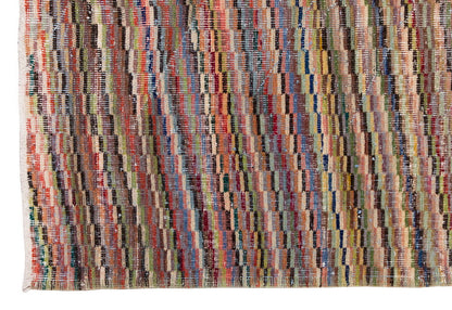 Modern Design Vintage Rug 4'1" x 5'6" feet 125 x 168 cm