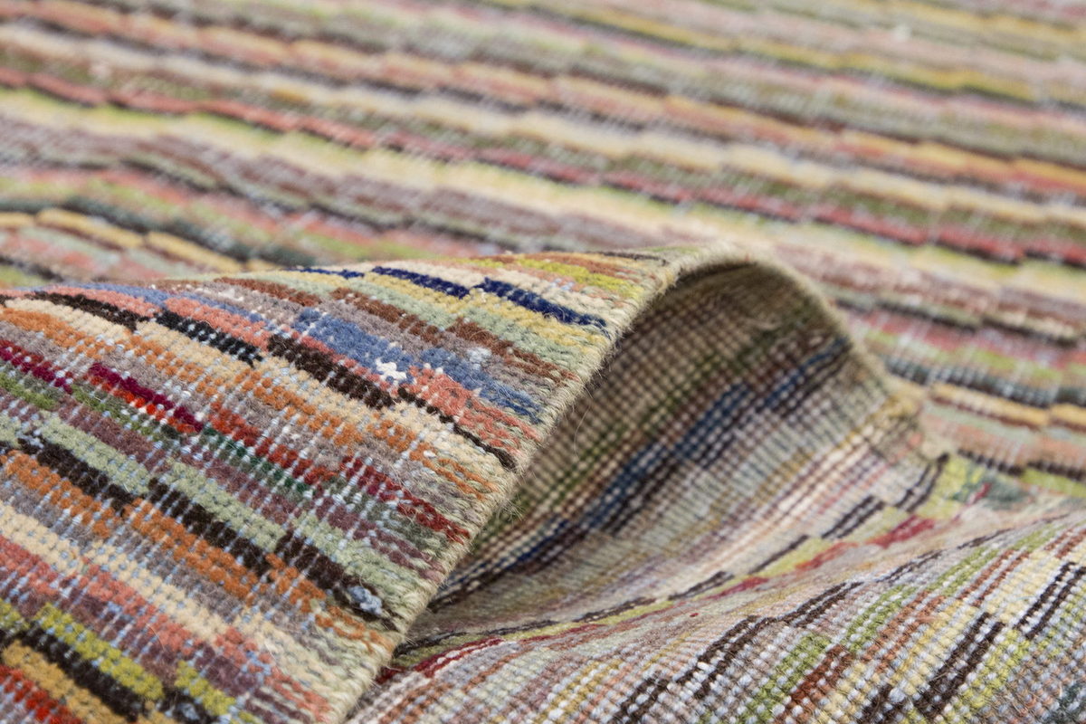 Modern Design Vintage Rug 4'1" x 5'6" feet 125 x 168 cm