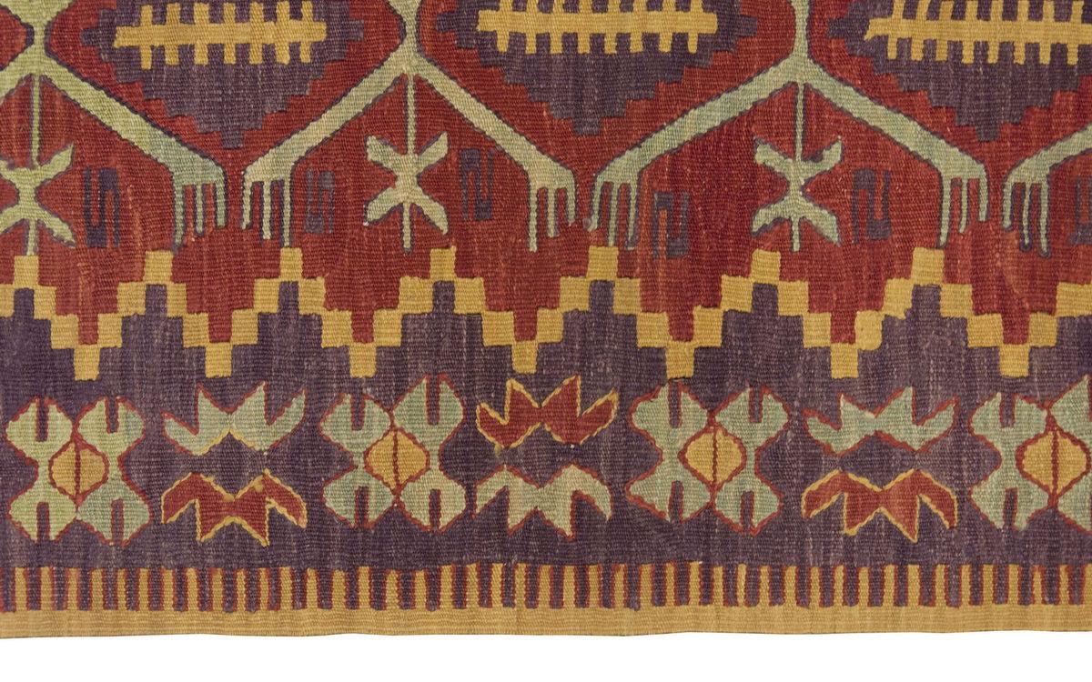 Natural Color Kilim, Oushak Kilim,Handspun Wool Kilim Rug, Handwoven Kilim,New Kilim Rug, 2x6.2 feet Kilim,2x6 Kilim Rug,Turkish Kilim Rug