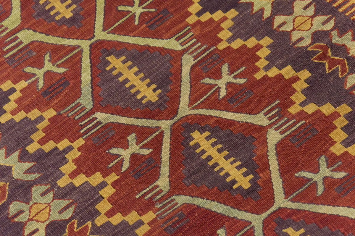 Natural Color Kilim, Oushak Kilim,Handspun Wool Kilim Rug, Handwoven Kilim,New Kilim Rug, 2x6.2 feet Kilim,2x6 Kilim Rug,Turkish Kilim Rug