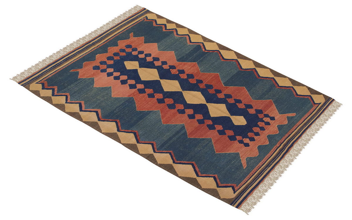 Natural Color Kilim, Oushak Kilim,Handspun Wool Kilim Rug, Handwoven Kilim,New Kilim Rug, 5.2x6.8 feet Kilim,5x7 Kilim Rug,Turkish Kilim Rug