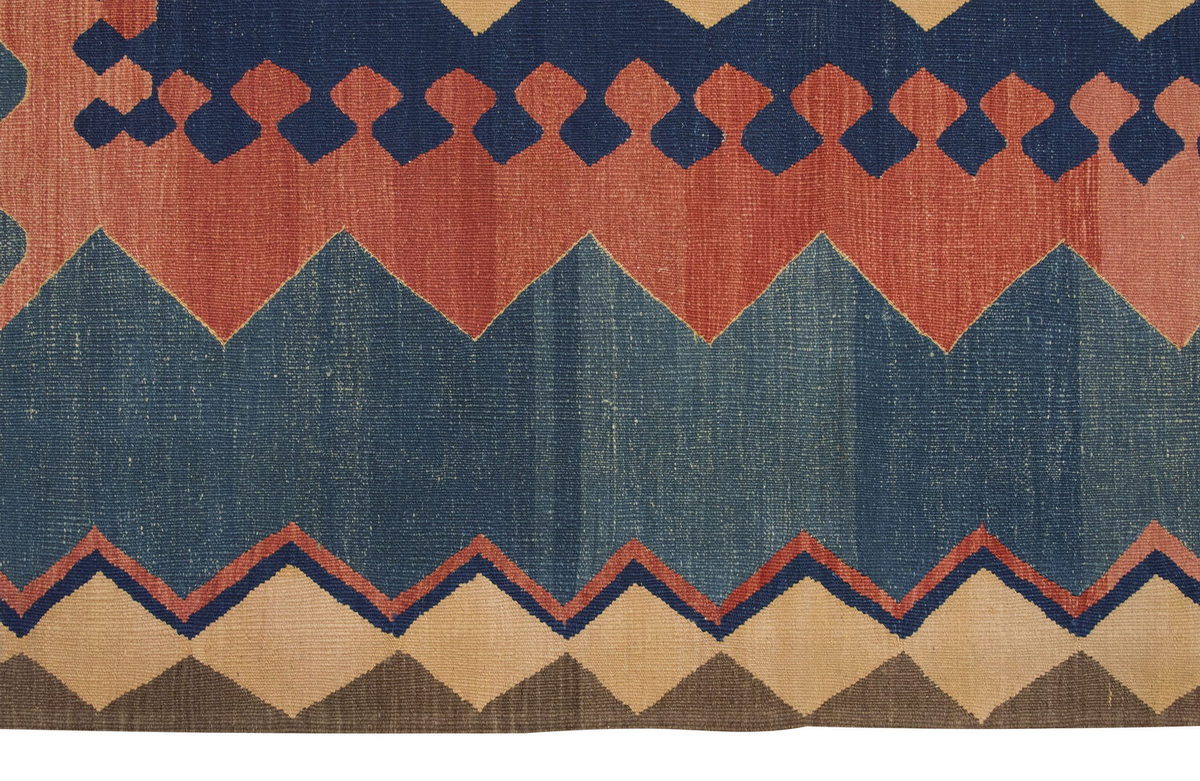 Natural Color Kilim, Oushak Kilim,Handspun Wool Kilim Rug, Handwoven Kilim,New Kilim Rug, 5.2x6.8 feet Kilim,5x7 Kilim Rug,Turkish Kilim Rug