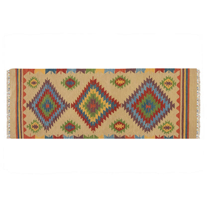 Natural Color Kilim, Oushak Kilim,Handspun Wool Kilim Rug,Handwoven Kilim,New Kilim Rug, 2.5x6.4 feet Kilim,3x6 Kilim Rug,Turkish Kilim Rug
