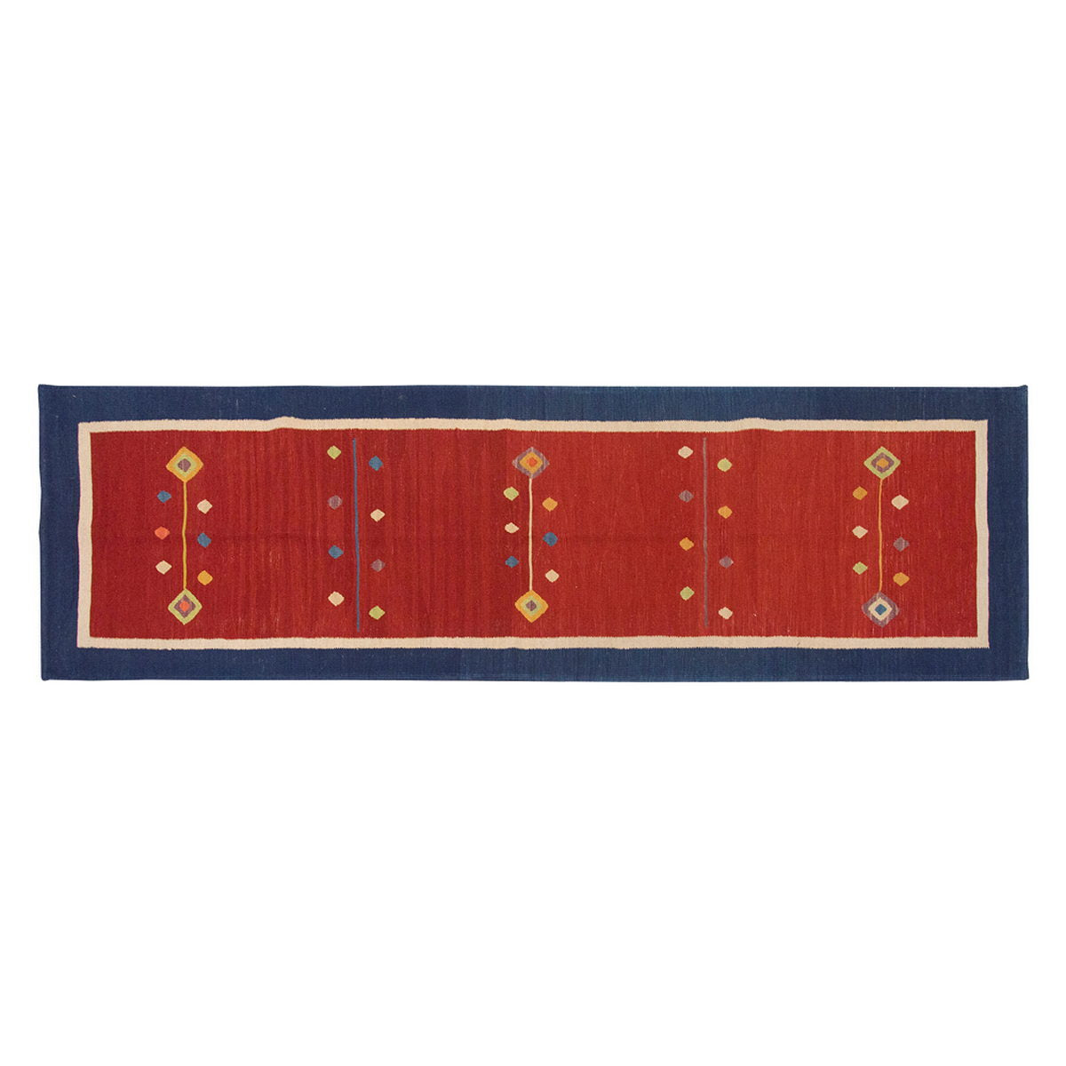 Natural Color Kilim, Oushak Kilim,Handspun Wool Kilim Rug,Handwoven Kilim,New Kilim Rug, 2.8 x 8.5 feet Kilim,3x9 Kilim Rug,Turkish Kilim Rug