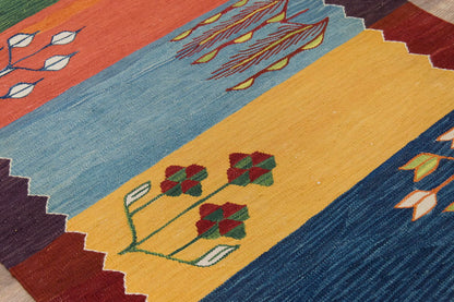 Natural Color Kilim, Oushak Kilim,Handspun Wool Kilim Rug,Handwoven Kilim,New Kilim Rug, 2.9x7.5 feet Kilim,3x8 Kilim Rug,Turkish Kilim Rug