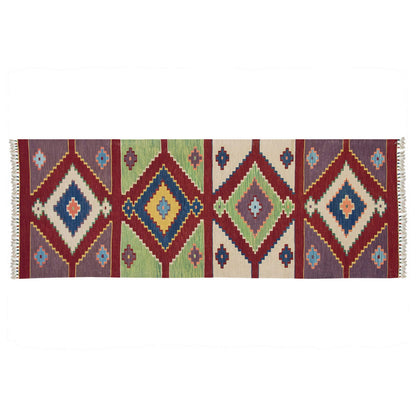 Natural Color Kilim, Oushak Kilim,Handspun Wool Kilim Rug,Handwoven Kilim,New Kilim Rug, 2.9x7.8 feet Kilim,3x8 Kilim Rug,Turkish Kilim Rug