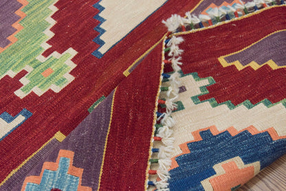 Natural Color Kilim, Oushak Kilim,Handspun Wool Kilim Rug,Handwoven Kilim,New Kilim Rug, 2.9x7.8 feet Kilim,3x8 Kilim Rug,Turkish Kilim Rug