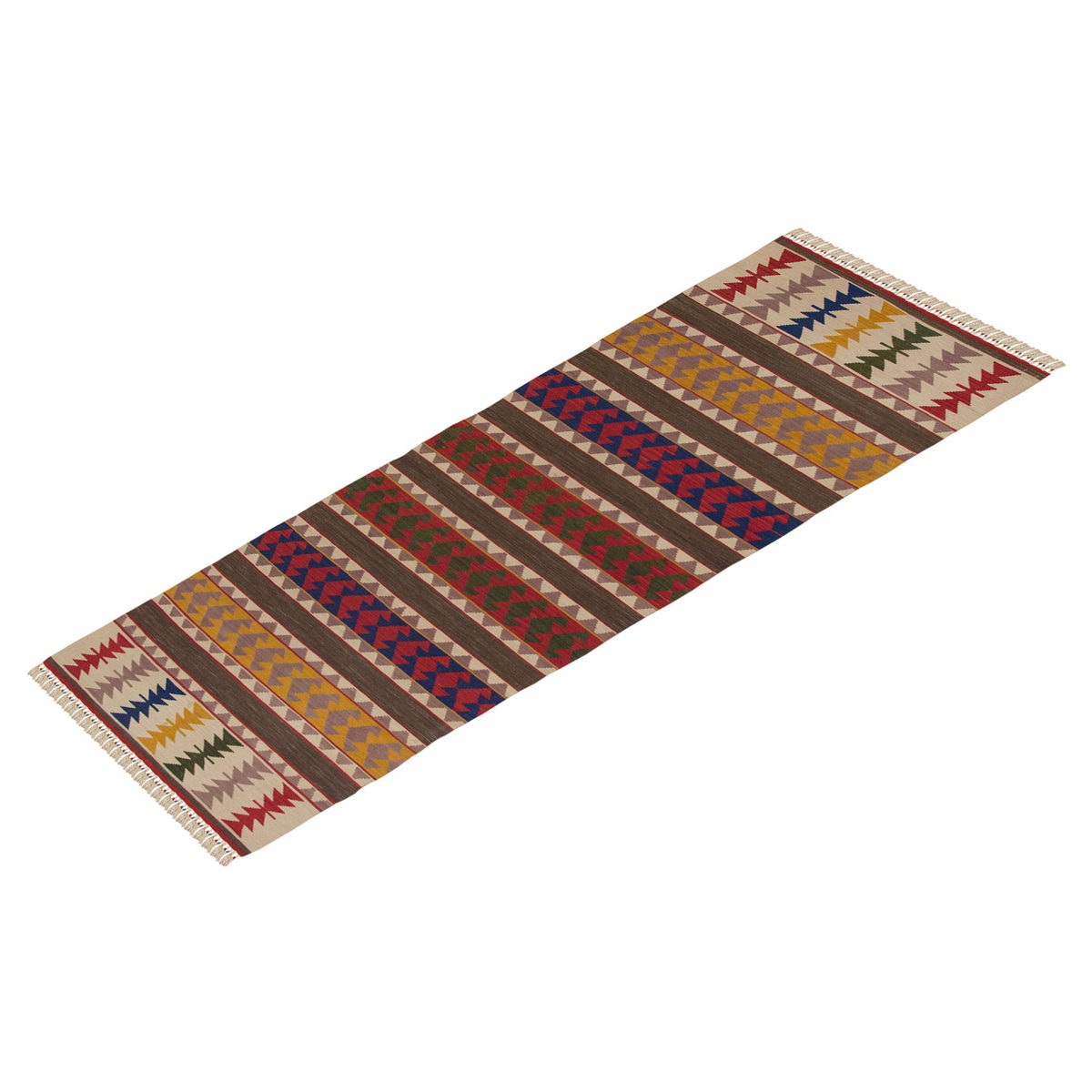 Natural Color Kilim, Oushak Kilim,Handspun Wool Kilim Rug,Handwoven Kilim,New Kilim Rug, 3 x 8'4 feet Kilim,3x8 Kilim Rug,Turkish Kilim Rug