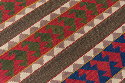 Natural Color Kilim, Oushak Kilim,Handspun Wool Kilim Rug,Handwoven Kilim,New Kilim Rug, 3 x 8'4 feet Kilim,3x8 Kilim Rug,Turkish Kilim Rug