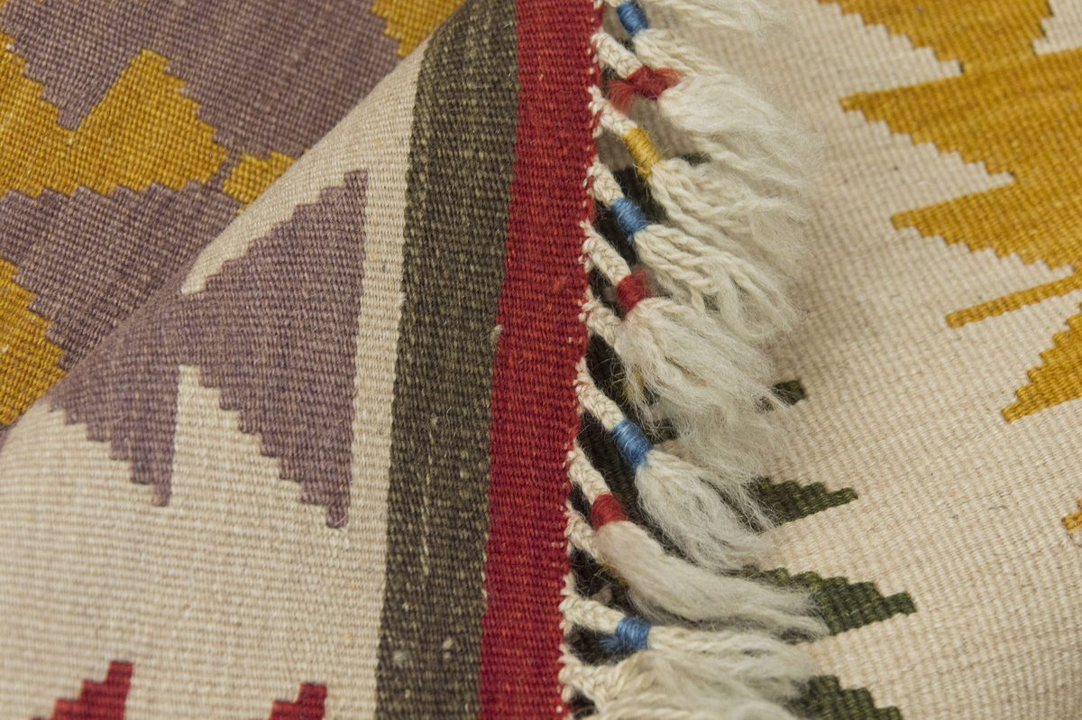 Natural Color Kilim, Oushak Kilim,Handspun Wool Kilim Rug,Handwoven Kilim,New Kilim Rug, 3 x 8'4 feet Kilim,3x8 Kilim Rug,Turkish Kilim Rug