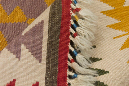 Natural Color Kilim, Oushak Kilim,Handspun Wool Kilim Rug,Handwoven Kilim,New Kilim Rug, 3 x 8'4 feet Kilim,3x8 Kilim Rug,Turkish Kilim Rug