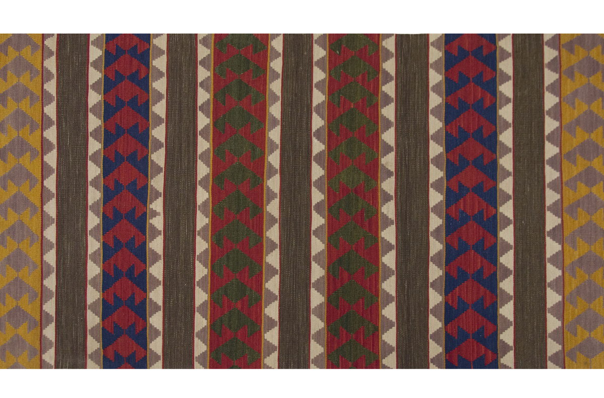 Natural Color Kilim, Oushak Kilim,Handspun Wool Kilim Rug,Handwoven Kilim,New Kilim Rug, 3 x 8'4 feet Kilim,3x8 Kilim Rug,Turkish Kilim Rug