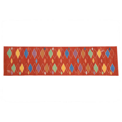 Natural Color Kilim, Oushak Kilim,Handspun Wool Kilim Rug,Handwoven Kilim,New Kilim Rug, 3 x 8'9 feet Kilim,3x9 Kilim Rug,Turkish Kilim Rug