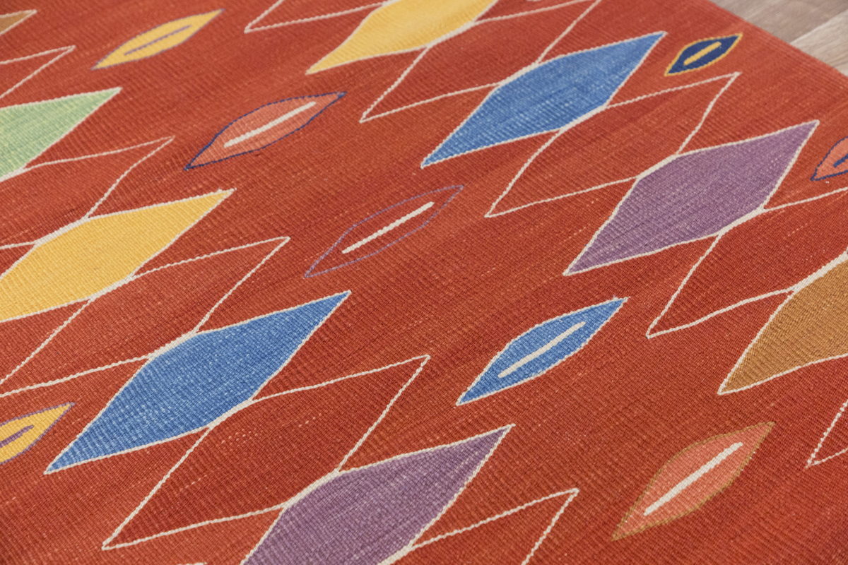 Natural Color Kilim, Oushak Kilim,Handspun Wool Kilim Rug,Handwoven Kilim,New Kilim Rug, 3 x 8'9 feet Kilim,3x9 Kilim Rug,Turkish Kilim Rug