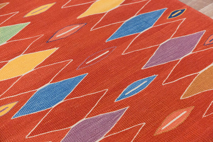 Natural Color Kilim, Oushak Kilim,Handspun Wool Kilim Rug,Handwoven Kilim,New Kilim Rug, 3 x 8'9 feet Kilim,3x9 Kilim Rug,Turkish Kilim Rug