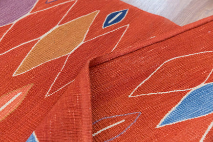 Natural Color Kilim, Oushak Kilim,Handspun Wool Kilim Rug,Handwoven Kilim,New Kilim Rug, 3 x 8'9 feet Kilim,3x9 Kilim Rug,Turkish Kilim Rug