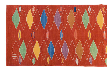 Natural Color Kilim, Oushak Kilim,Handspun Wool Kilim Rug,Handwoven Kilim,New Kilim Rug, 3 x 8'9 feet Kilim,3x9 Kilim Rug,Turkish Kilim Rug