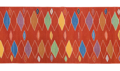 Natural Color Kilim, Oushak Kilim,Handspun Wool Kilim Rug,Handwoven Kilim,New Kilim Rug, 3 x 8'9 feet Kilim,3x9 Kilim Rug,Turkish Kilim Rug