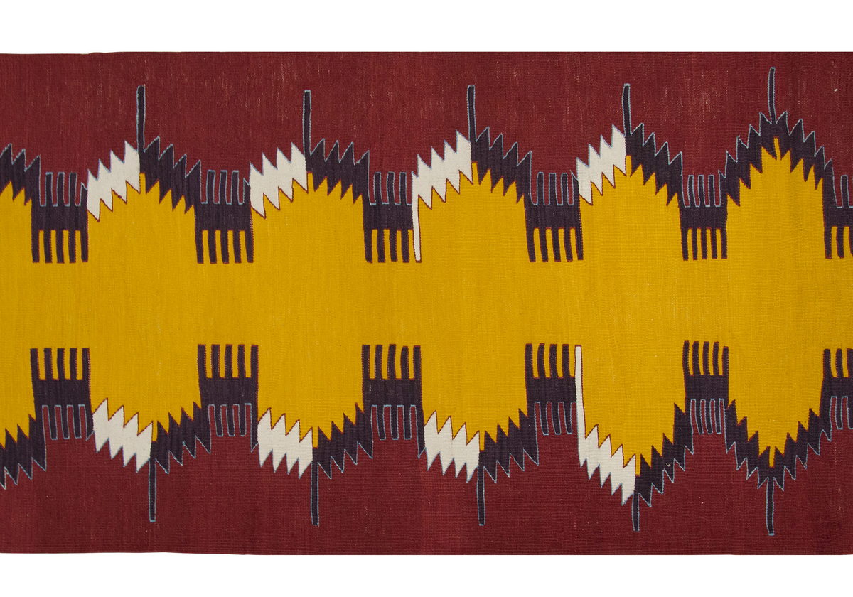 Natural Color Kilim, Oushak Kilim,Handspun Wool Kilim Rug,Handwoven Kilim,New Kilim Rug, 3 x 9'5 feet Kilim,3x9 Kilim Rug,Turkish Kilim Rug