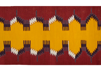 Natural Color Kilim, Oushak Kilim,Handspun Wool Kilim Rug,Handwoven Kilim,New Kilim Rug, 3 x 9'5 feet Kilim,3x9 Kilim Rug,Turkish Kilim Rug