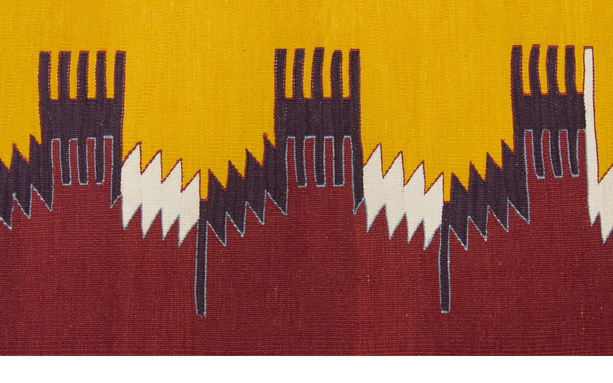 Natural Color Kilim, Oushak Kilim,Handspun Wool Kilim Rug,Handwoven Kilim,New Kilim Rug, 3 x 9'5 feet Kilim,3x9 Kilim Rug,Turkish Kilim Rug