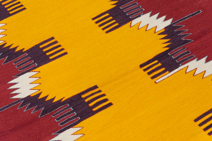 Natural Color Kilim, Oushak Kilim,Handspun Wool Kilim Rug,Handwoven Kilim,New Kilim Rug, 3 x 9'5 feet Kilim,3x9 Kilim Rug,Turkish Kilim Rug