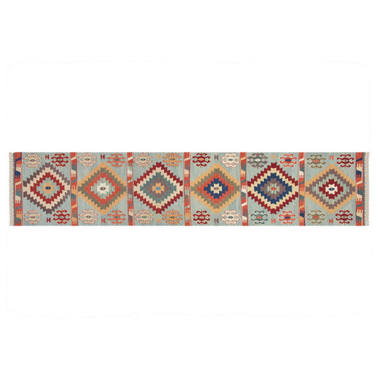 Natural Color Kilim, Oushak Kilim,Handspun Wool Kilim Rug,Handwoven Kilim,New Kilim Rug, 3x10 feet Kilim,3x10 Kilim Rug,Turkish Kilim Rug