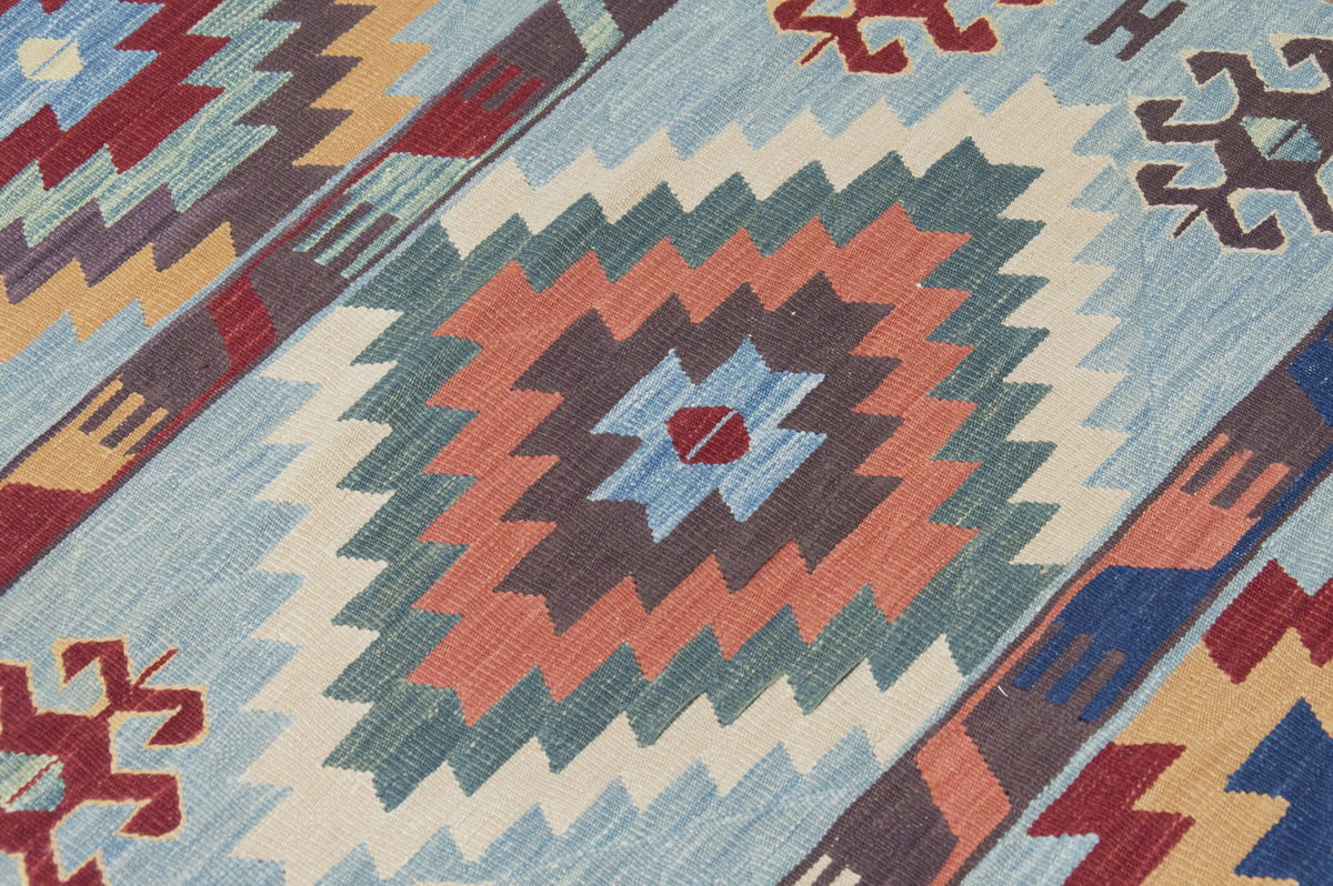 Natural Color Kilim, Oushak Kilim,Handspun Wool Kilim Rug,Handwoven Kilim,New Kilim Rug, 3x9.8 feet Kilim,3x10 Kilim Rug,Turkish Kilim Rug