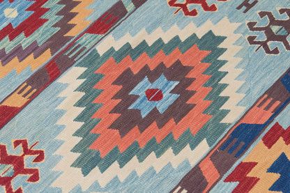 Natural Color Kilim, Oushak Kilim,Handspun Wool Kilim Rug,Handwoven Kilim,New Kilim Rug, 3x9.8 feet Kilim,3x10 Kilim Rug,Turkish Kilim Rug