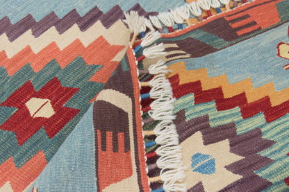 Natural Color Kilim, Oushak Kilim,Handspun Wool Kilim Rug,Handwoven Kilim,New Kilim Rug, 3x9.8 feet Kilim,3x10 Kilim Rug,Turkish Kilim Rug