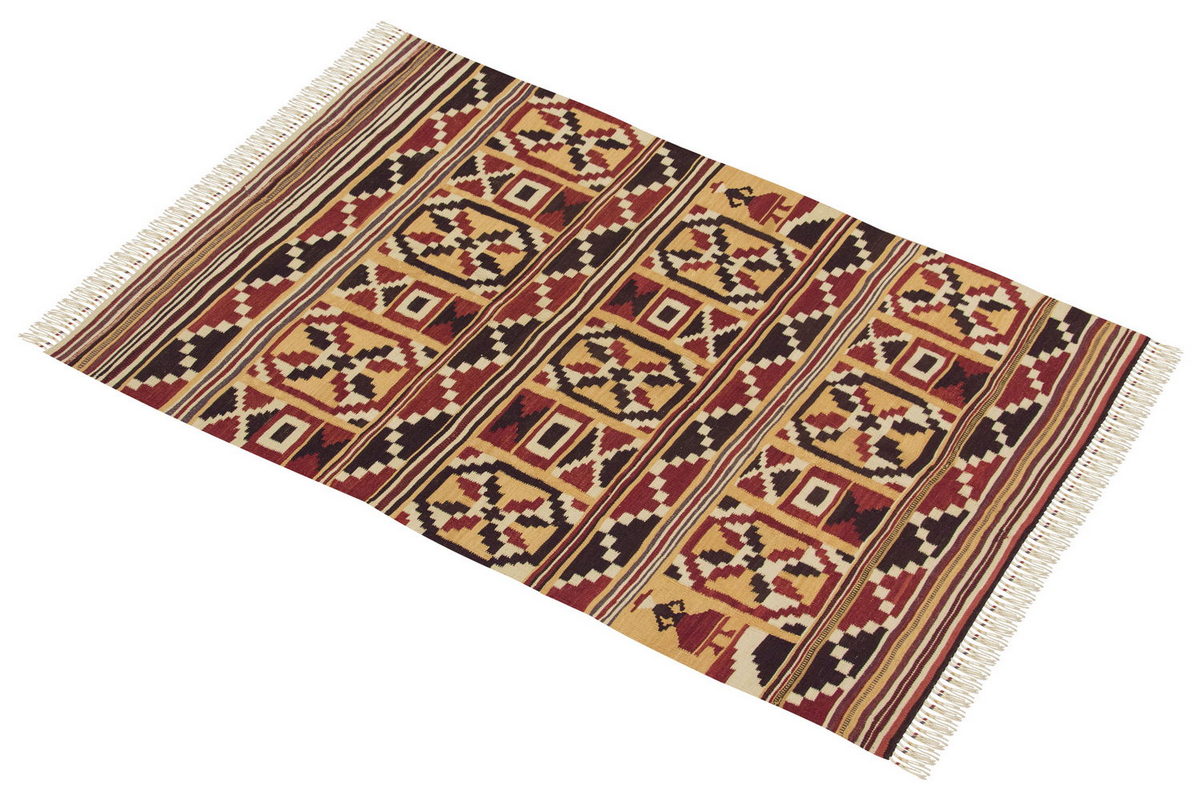 Natural Color Kilim,Oushak Kilim,Handspun Wool Kilim Rug, Handwoven Kilim,New Kilim Rug, 3.11x5.6 feet Kilim,4x6 Kilim Rug,Turkish Kilim Rug