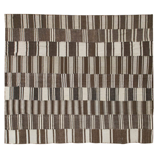 Neutral Kilim 11'2" x 14'1" feet 340 x 430 cm