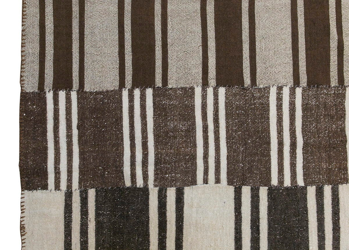 Neutral Kilim 11'2" x 14'1" feet 340 x 430 cm