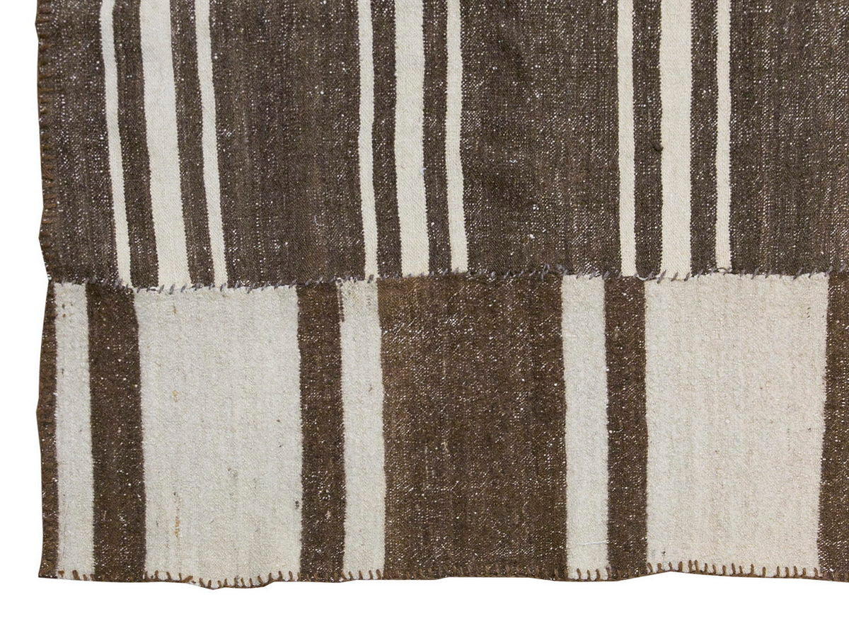 Neutral Kilim 11'2" x 14'1" feet 340 x 430 cm