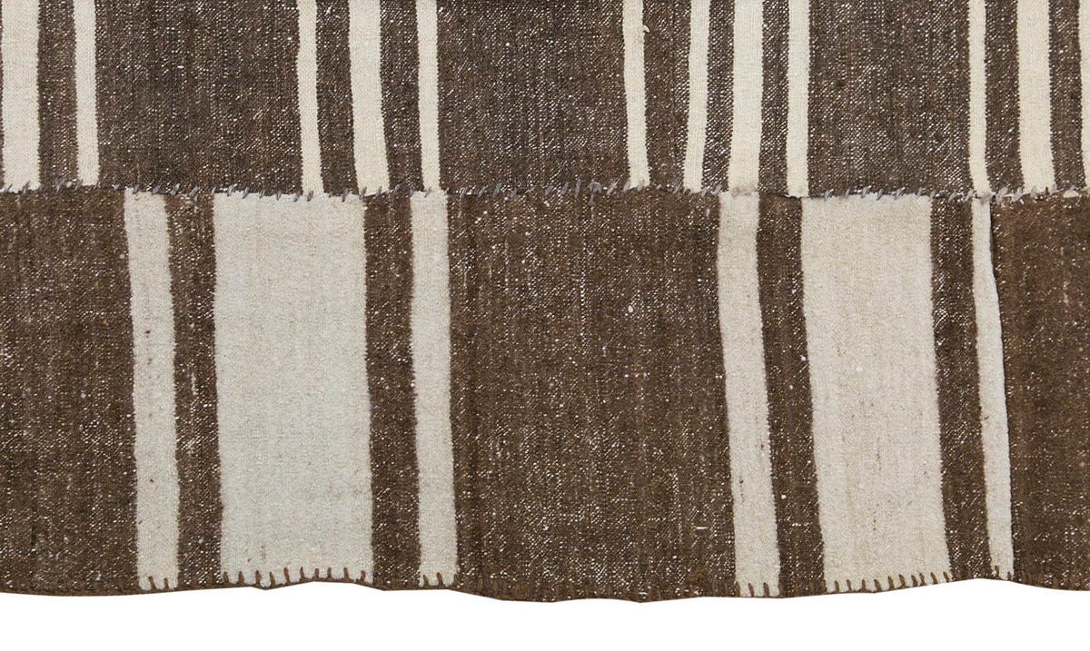 Neutral Kilim 11'2" x 14'1" feet 340 x 430 cm
